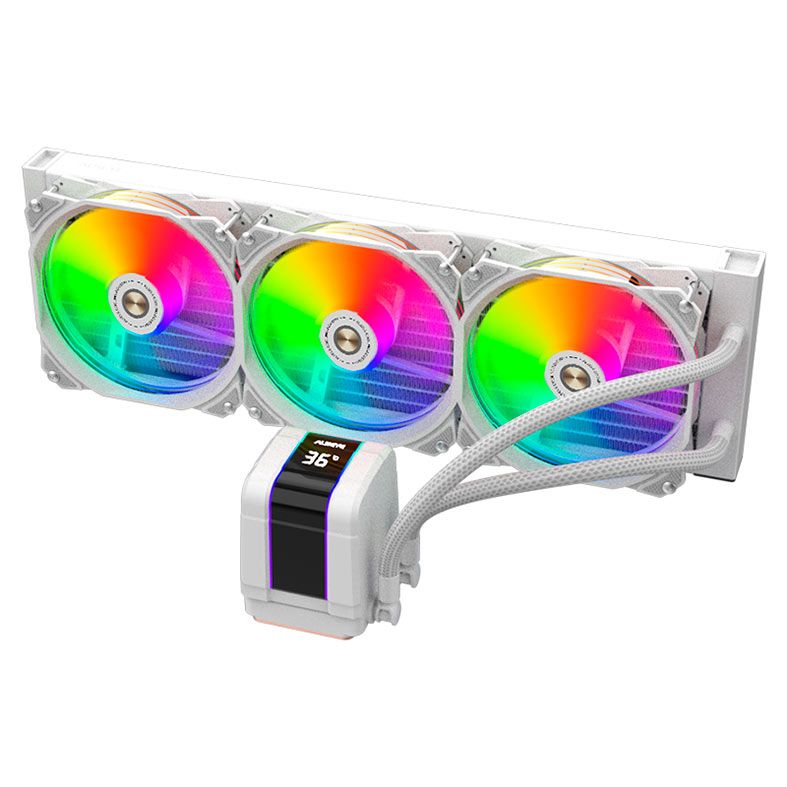 Water Cooler Alseye M360 Plus, ARGB, 360mm, Branco, M360-PLUSWH