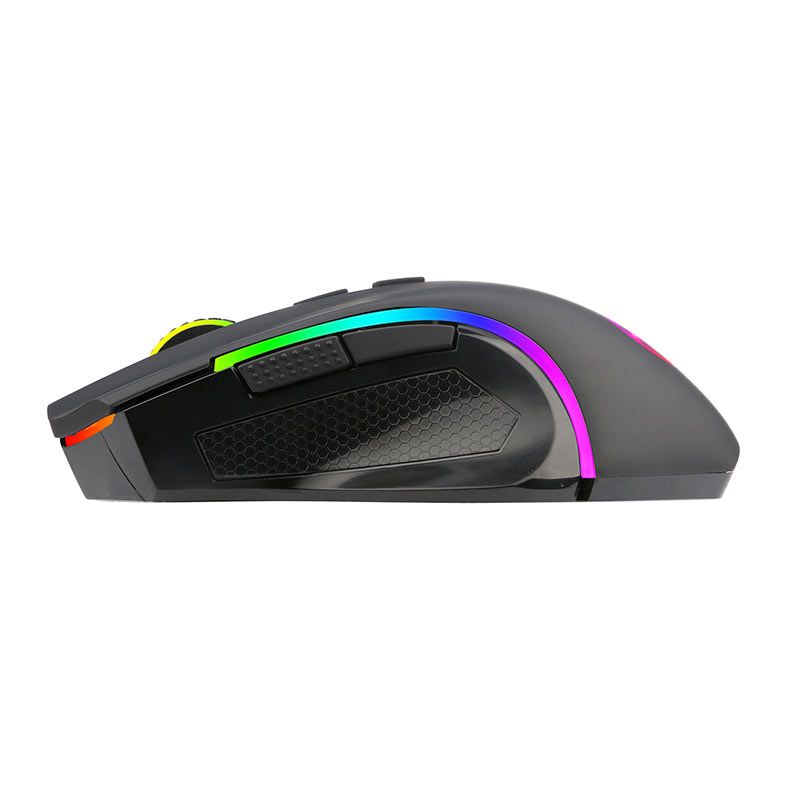 Mouse Gamer Redragon Griffin, RGB, 8000DPI, 7 Botoes, Wireless, Preto, M602-KS-V2