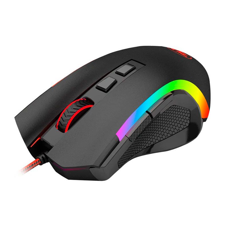 Kit Mouse e Mousepad Redragon, Mouse Griffin 7200DPI + Mousepad Suzaku Extended, M607-BA