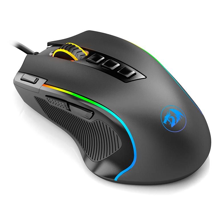 Mouse Gamer Redragon Predator RGB 8000DPI, M612-RGB