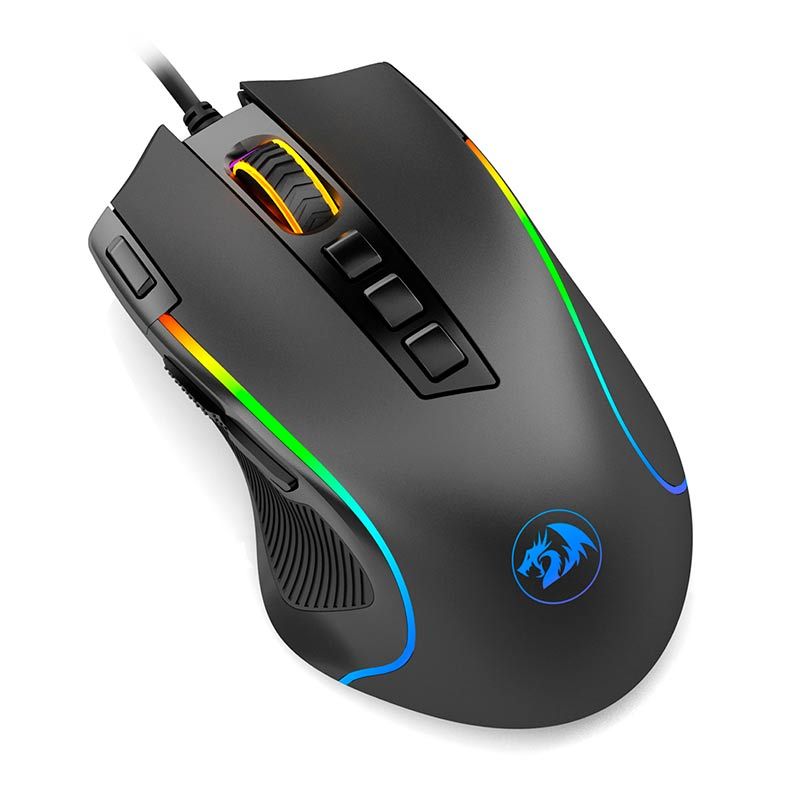 Mouse Gamer Redragon Predator RGB 8000DPI, M612-RGB