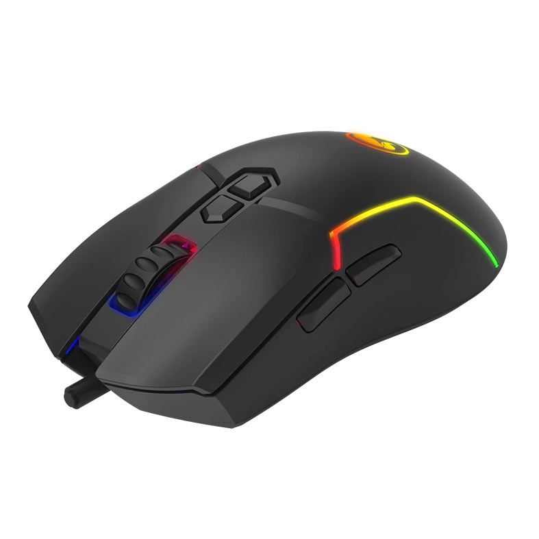 Mouse Gamer Marvo M655, RGB, USB, 12000DPI, 7 Botoes, Preto, M655