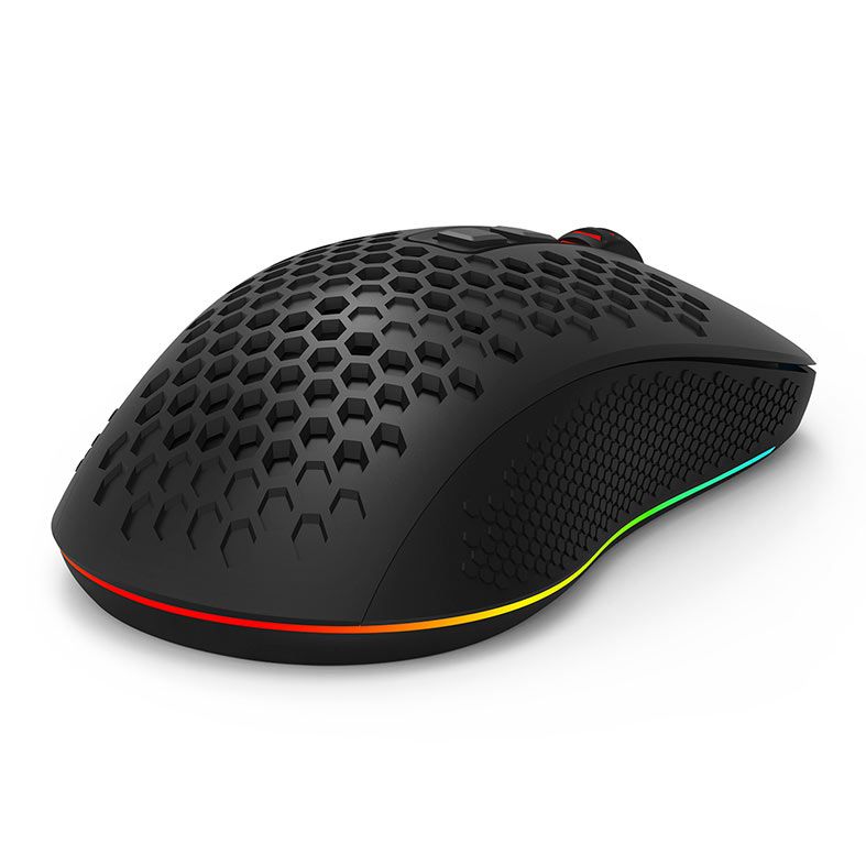 Mouse Redragon Hana, RGB, 7200DPI, 7 Botoes, Wireless, Preto, M694-RGB