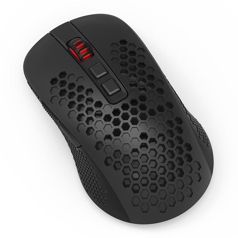 Mouse Redragon Hana, RGB, 7200DPI, 7 Botoes, Wireless, Preto, M694-RGB