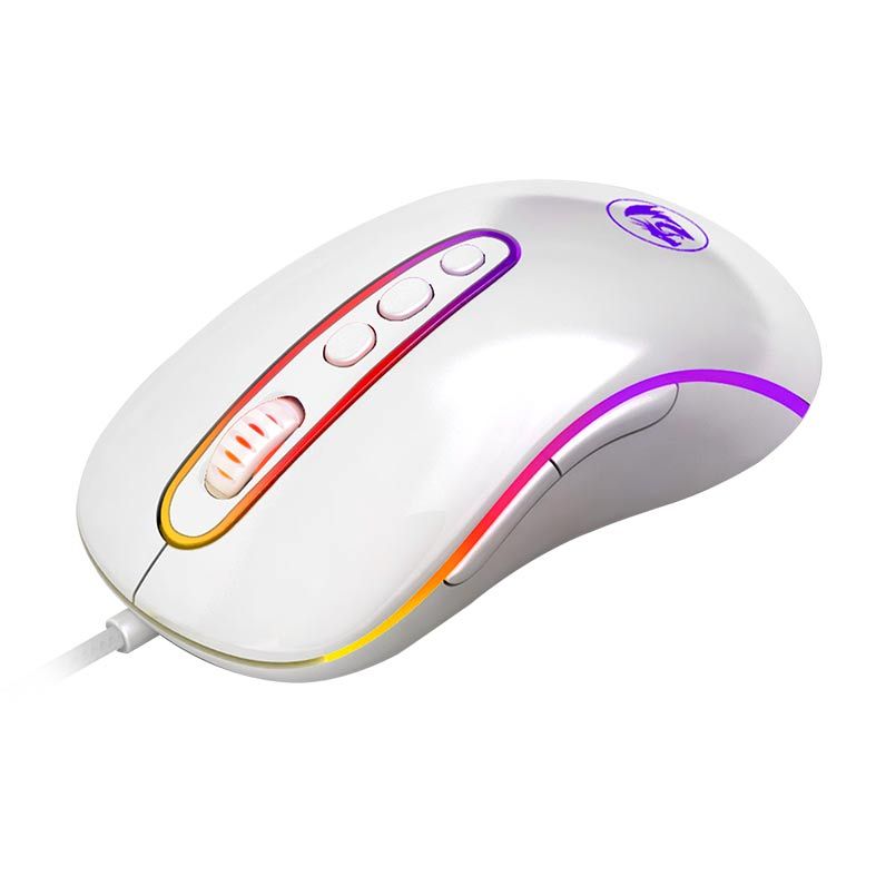 Mouse Gamer Redragon Phoenix 2 Lunar White RGB Branco 10000DPI, M702W-1