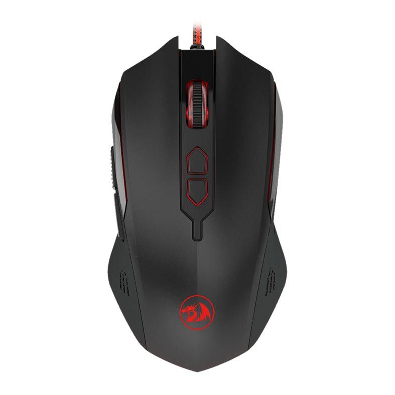 Mouse Gamer Redragon Inquisitor 2 Led Vermelho 7200DPI Preto, M716A