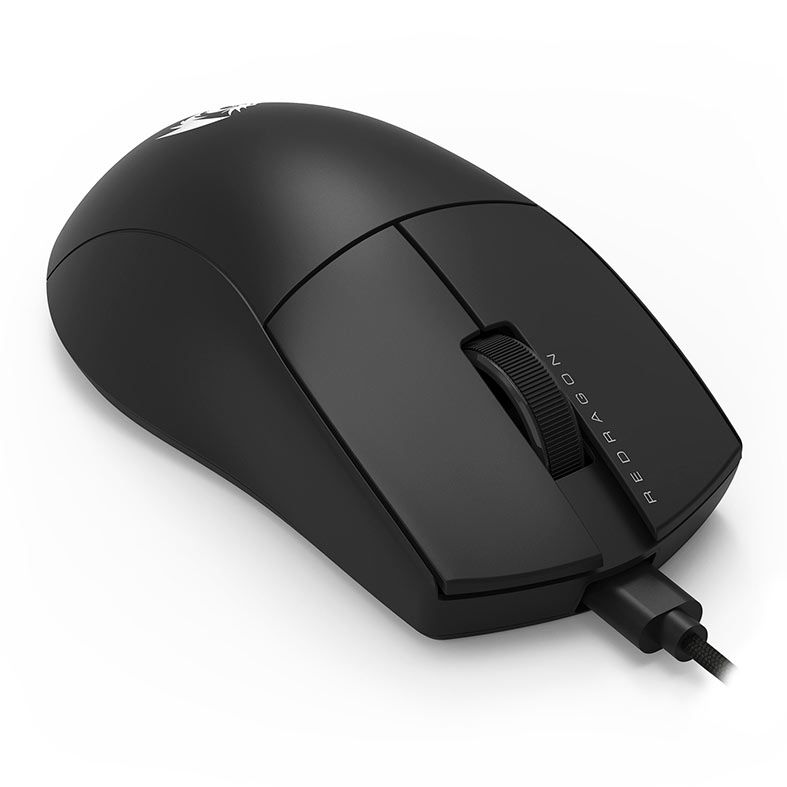 Mouse Gamer Redragon k1ng 1K, 12400DPI, 5 Botoes, Preto,M724