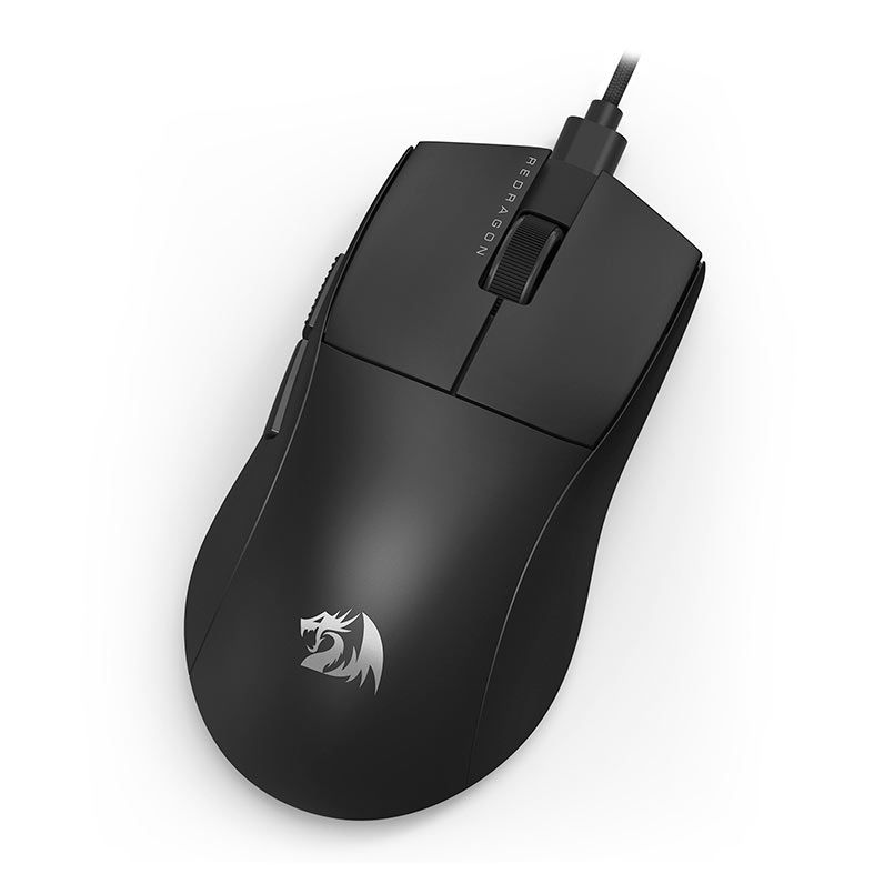 Mouse Gamer Redragon k1ng 1K, 12400DPI, 5 Botoes, Preto,M724