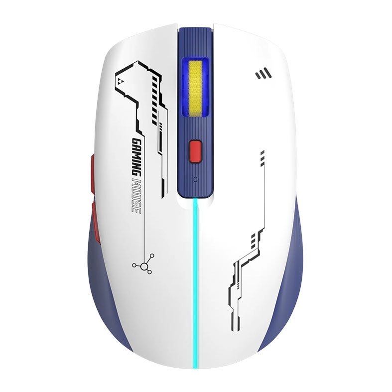 Mouse Gamer Marvo M796W Scorpion, Wireless, 3200DPI, 6 Botoes, Branco, M796W