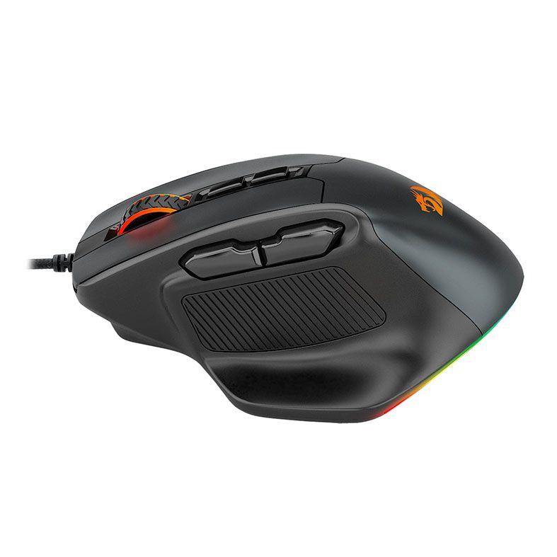 Mouse Gamer Redragon Bullseye, RGB, 12400DPI, 7 Botoes, Preto, M806-RGB