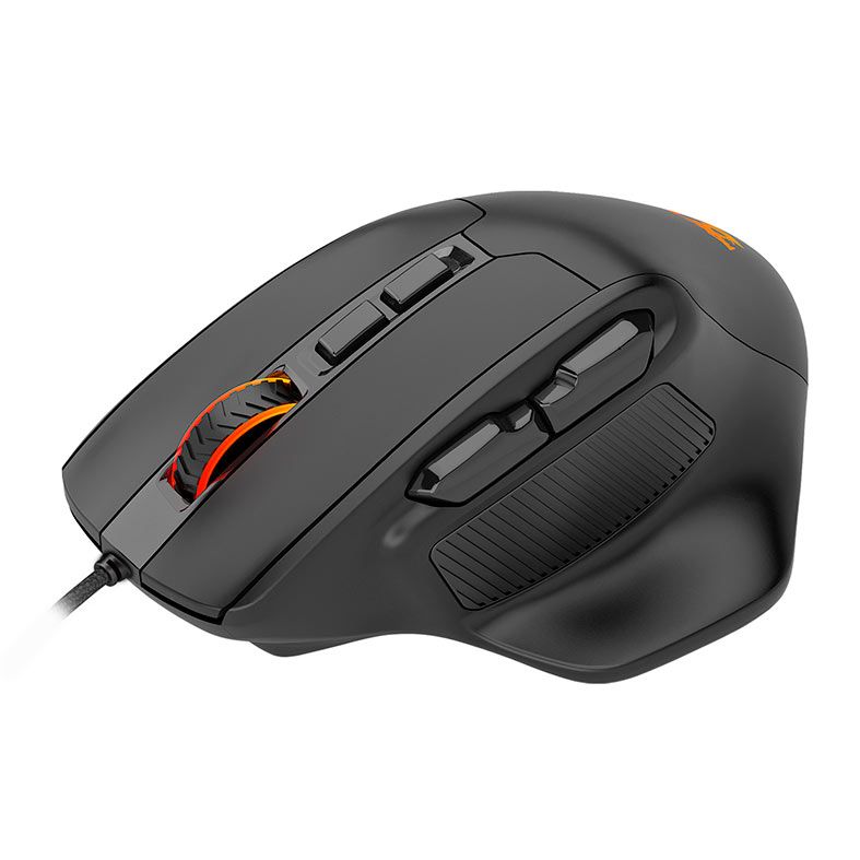 Mouse Gamer Redragon Bullseye, RGB, 12400DPI, 7 Botoes, Preto, M806-RGB