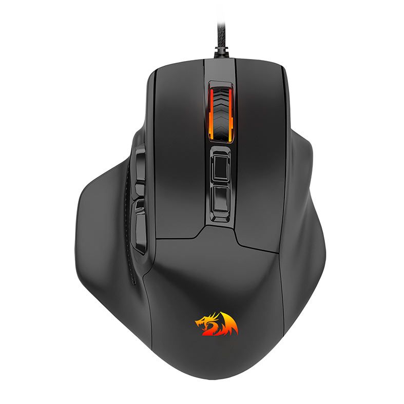 Mouse Gamer Redragon Bullseye, RGB, 12400DPI, 7 Botoes, Preto, M806-RGB
