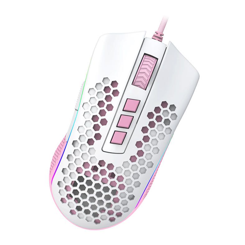 Mouse Gamer Redragon Storm, RGB, 12400DPI, 8 Botoes, M808WP-RGB