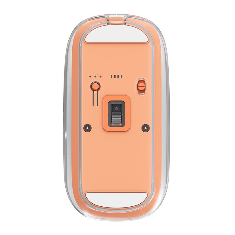 Mouse Marvo M810W, Rainbow, Wireless, 1600DPI, Laranja, M810W-OR