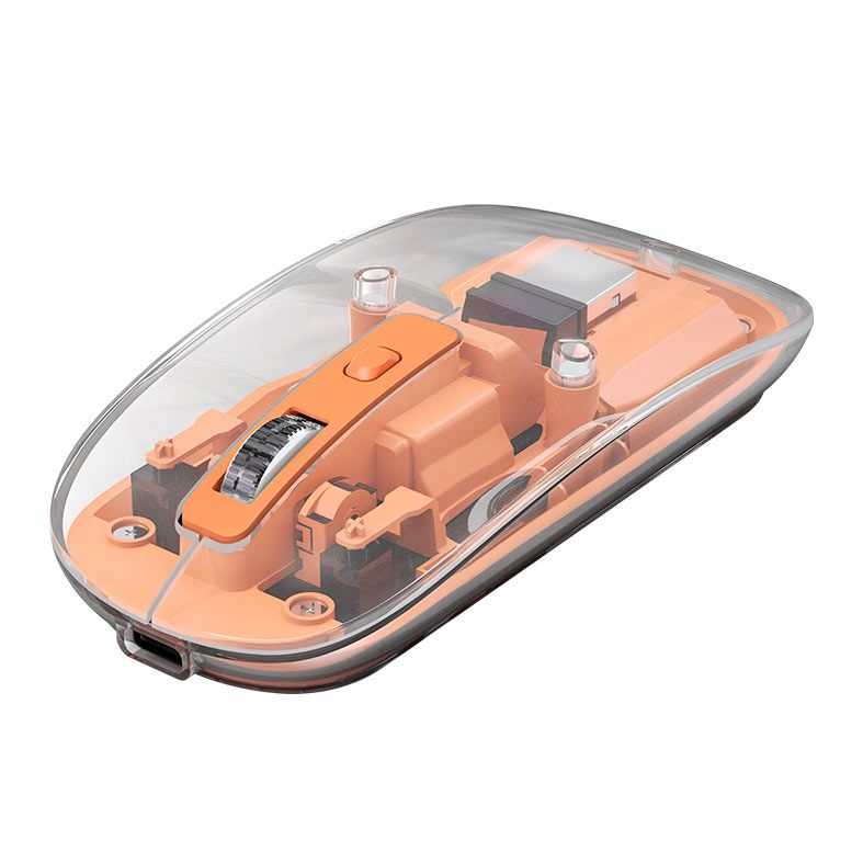 Mouse Marvo M810W, Rainbow, Wireless, 1600DPI, Laranja, M810W-OR