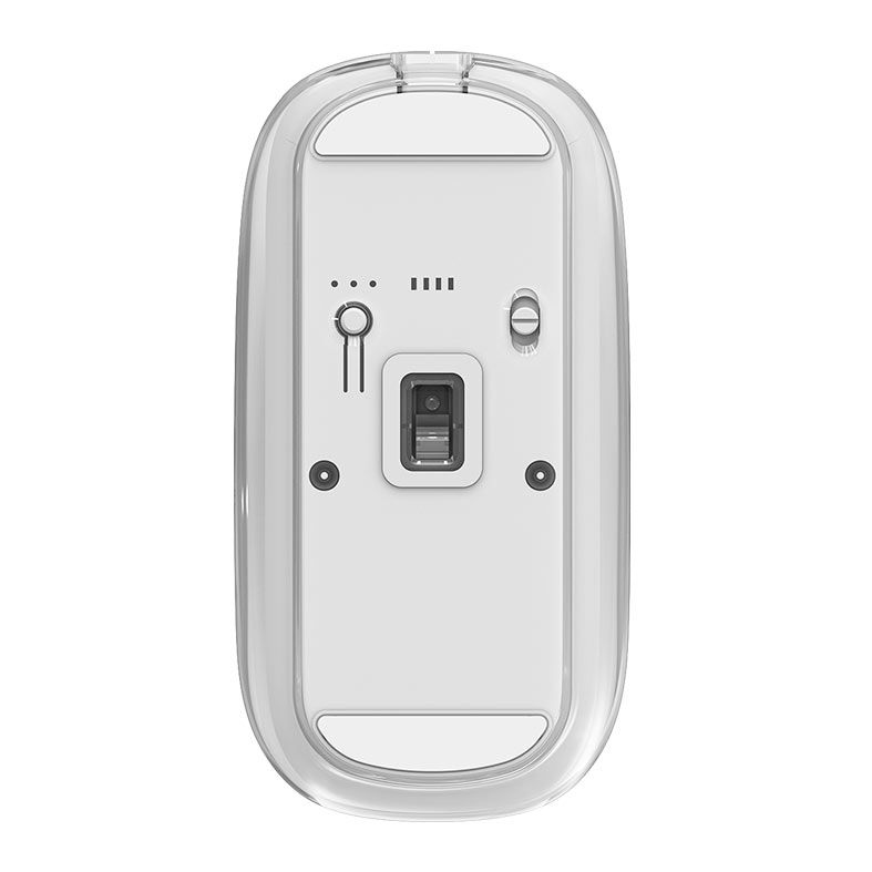 Mouse Marvo M810W, Rainbow, Wireless, 1600DPI, Branco, M810W-WTH