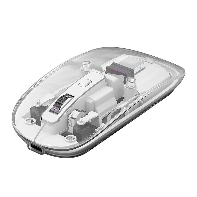 Mouse Marvo M810W, Rainbow, Wireless, 1600DPI, Branco, M810W-WTH