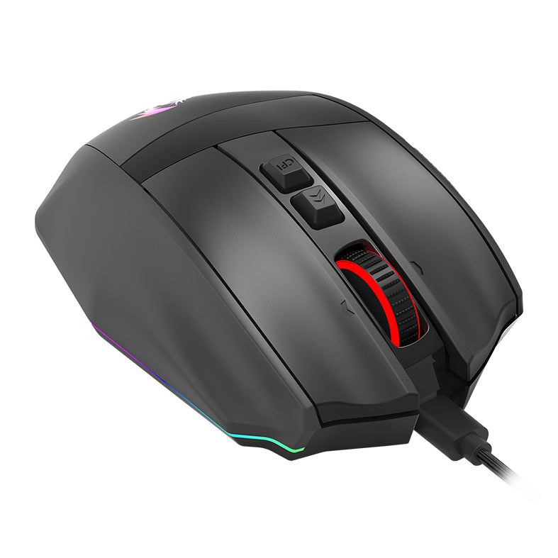 Mouse Gamer Redragon Rind, RGB, 16000DPI, 10 Botoes, Preto, M813-RGB