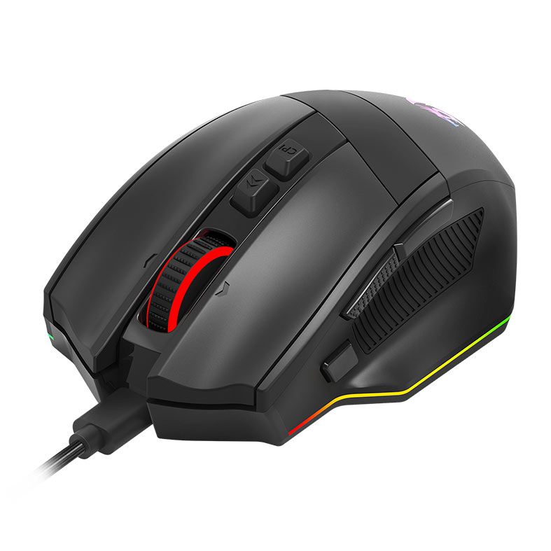 Mouse Gamer Redragon Rind, RGB, 16000DPI, 10 Botoes, Preto, M813-RGB