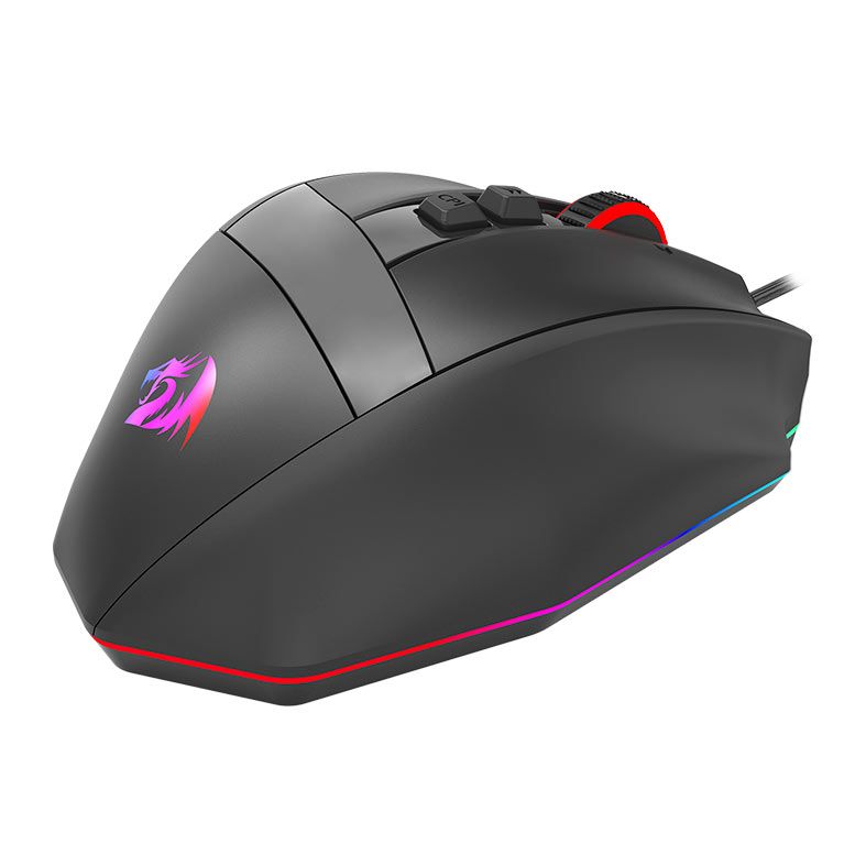 Mouse Gamer Redragon Rind M813 Pro, RGB, 26000DPI, 7 Botoes, Wireless, Preto, M813RGB-PRO