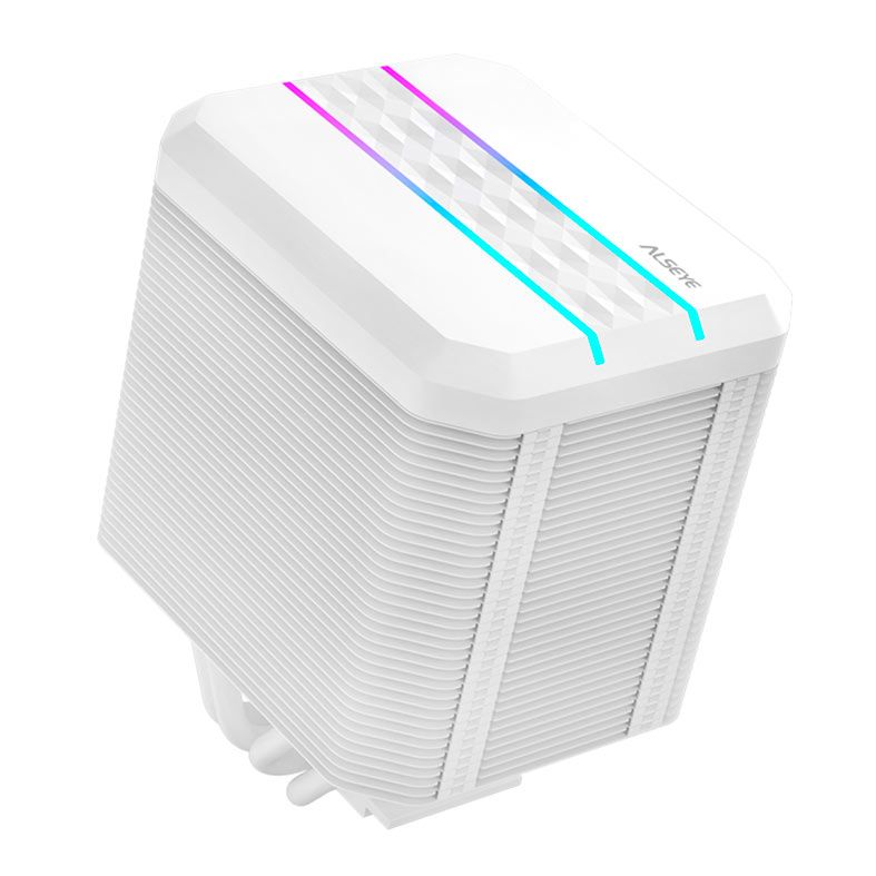 Cooler Para Processador Alseye Max M90-W, ARGB, 92mm, Branco, M90-W-ALSEYE