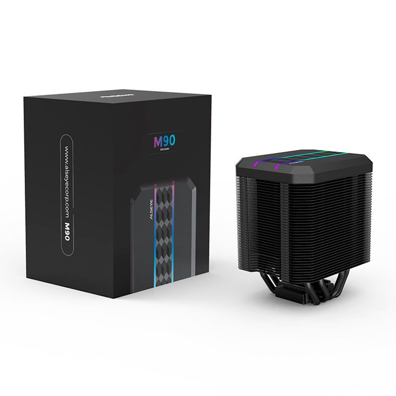 Cooler Para Processador Alseye Max M90, RGB, 92mm, M90