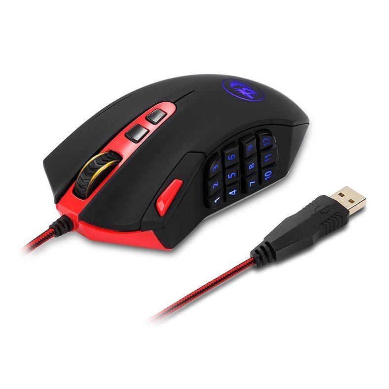 Mouse Gamer Redragon Perdition 3 RGB 12400DPI 18 Botoes, M901-2