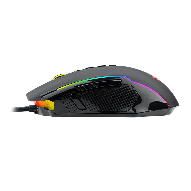 Mouse Gamer Redragon Ranger Basic, RGB, 8000DPI, 9 Botoes, USB, Preto, M910-K