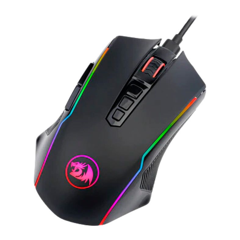 Mouse Gamer Redragon Ranger Lite, Wireless, RGB, 8000DPI, 9 Botoes, Preto, M910-KS