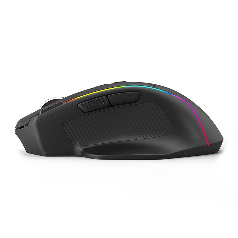 Mouse Gamer Redragon Swain, RGB, 16000DPI, 9 Botoes, Wireless, Preto, M915RGB-WL