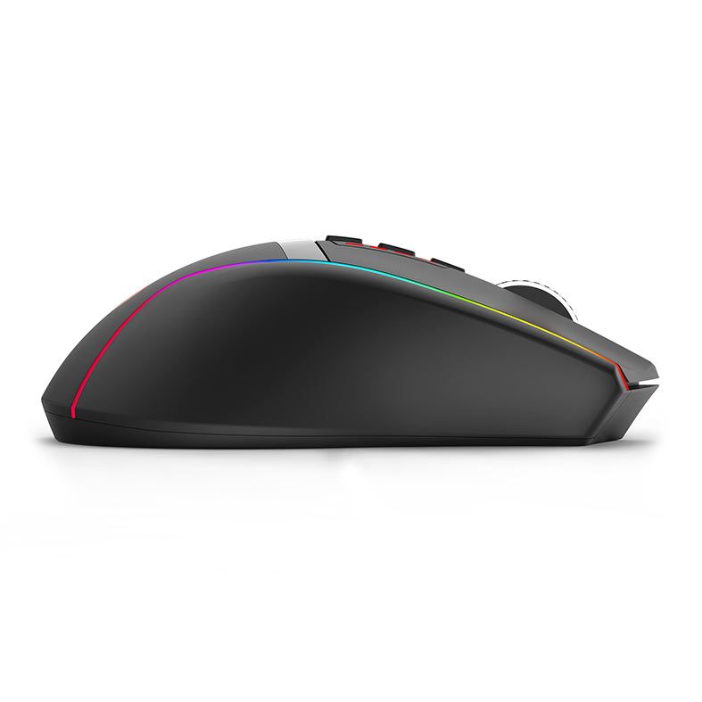 Mouse Gamer Redragon Swain, RGB, 16000DPI, 9 Botoes, Wireless, Preto, M915RGB-WL