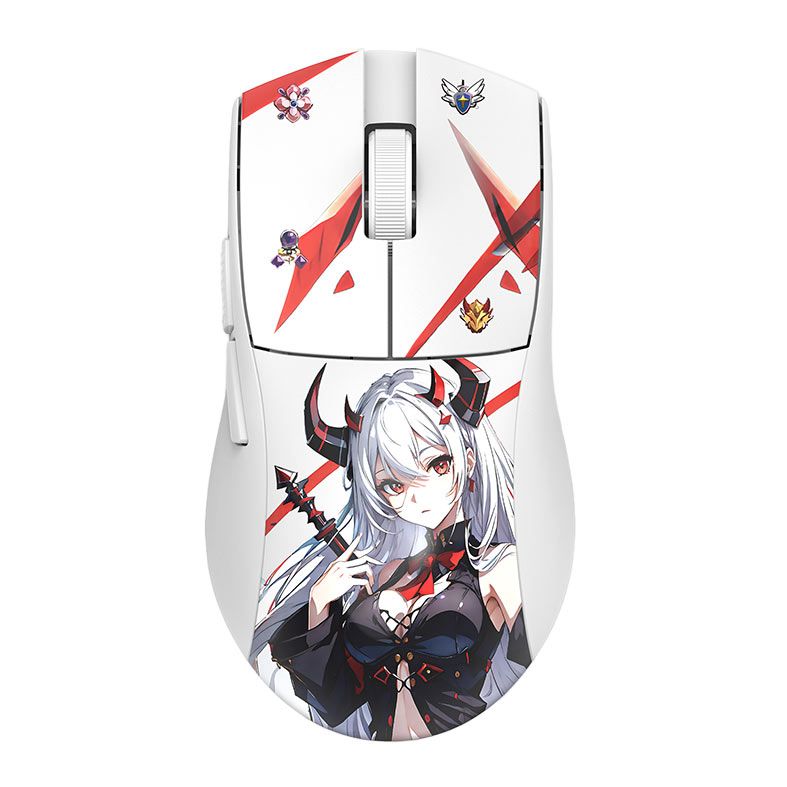 Mouse Gamer Redragon K1ng Pro, 26000DPI, 5 Botoes, Wireless, Branco, M916AK-PRO