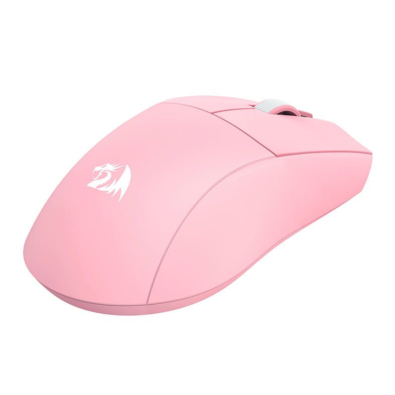 Mouse Gamer Redragon King Pro, 26000DPI, 5 Botoes, Wireless, Rosa, M916P-PRO-1K
