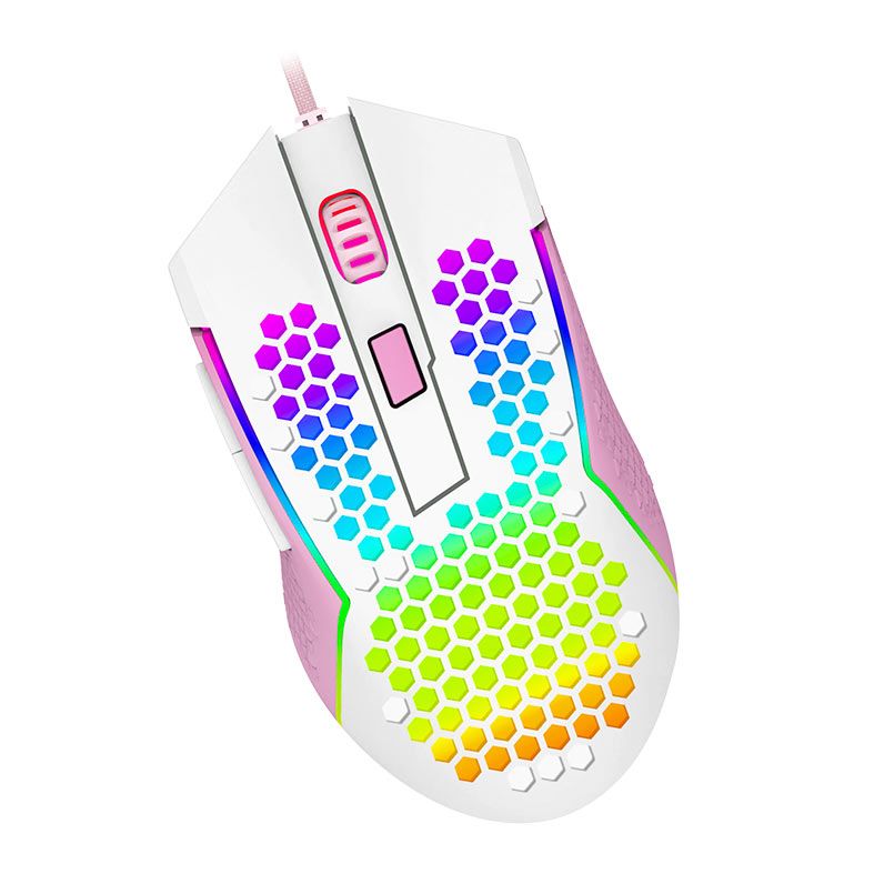 Mouse Gamer Redragon Reaping Elite, RGB, 32000DPI, 6 Botoes, M987WP-P