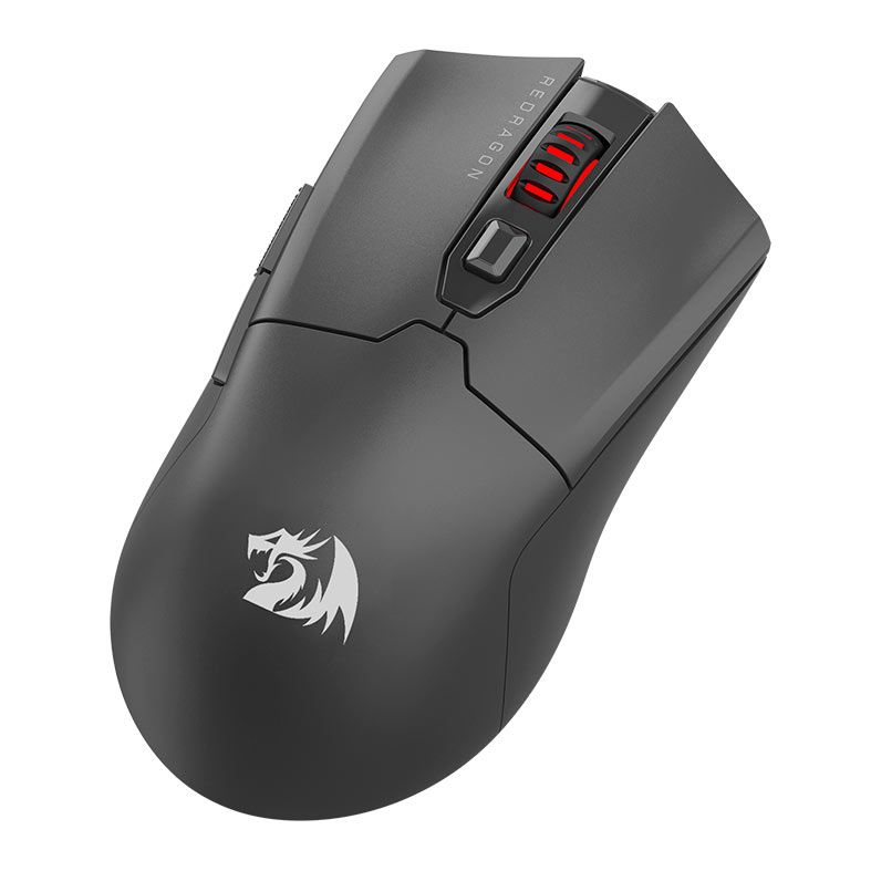 Mouse Gamer Redragon Fyzu Pro, Wireless, Bluetooth, 26000DPI, 6 Botoes, Preto, M995-PRO