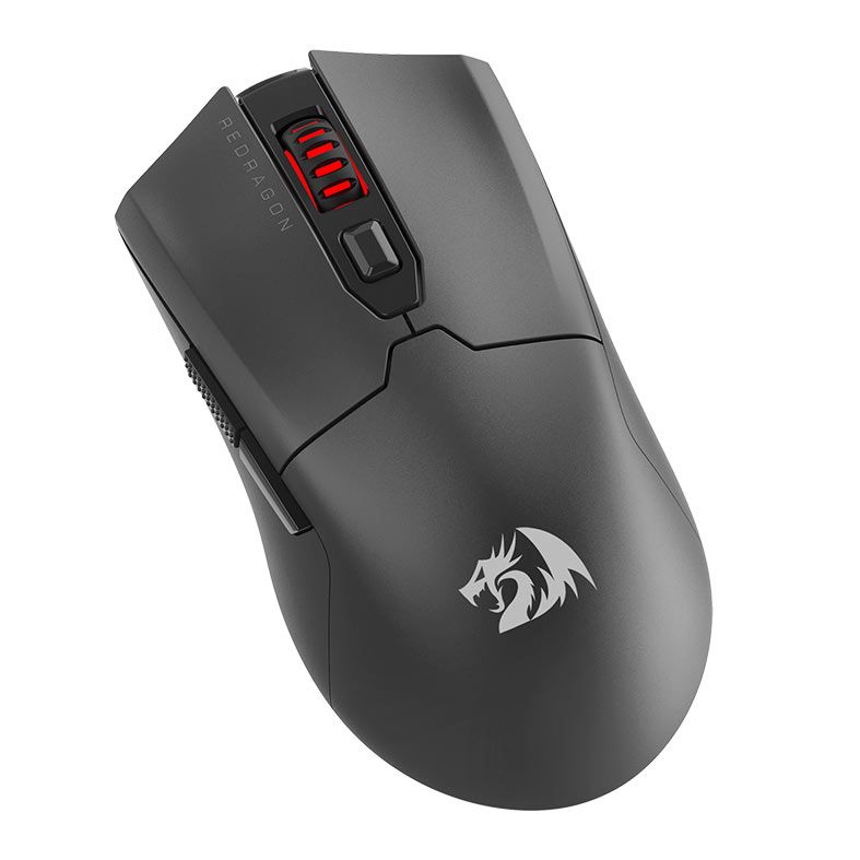 Mouse Gamer Redragon Fyzu Pro, Wireless, Bluetooth, 26000DPI, 6 Botoes, Preto, M995-PRO