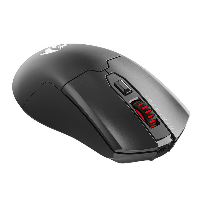 Mouse Gamer Redragon Fyzu Pro, Wireless, Bluetooth, 26000DPI, 6 Botoes, Preto, M995-PRO