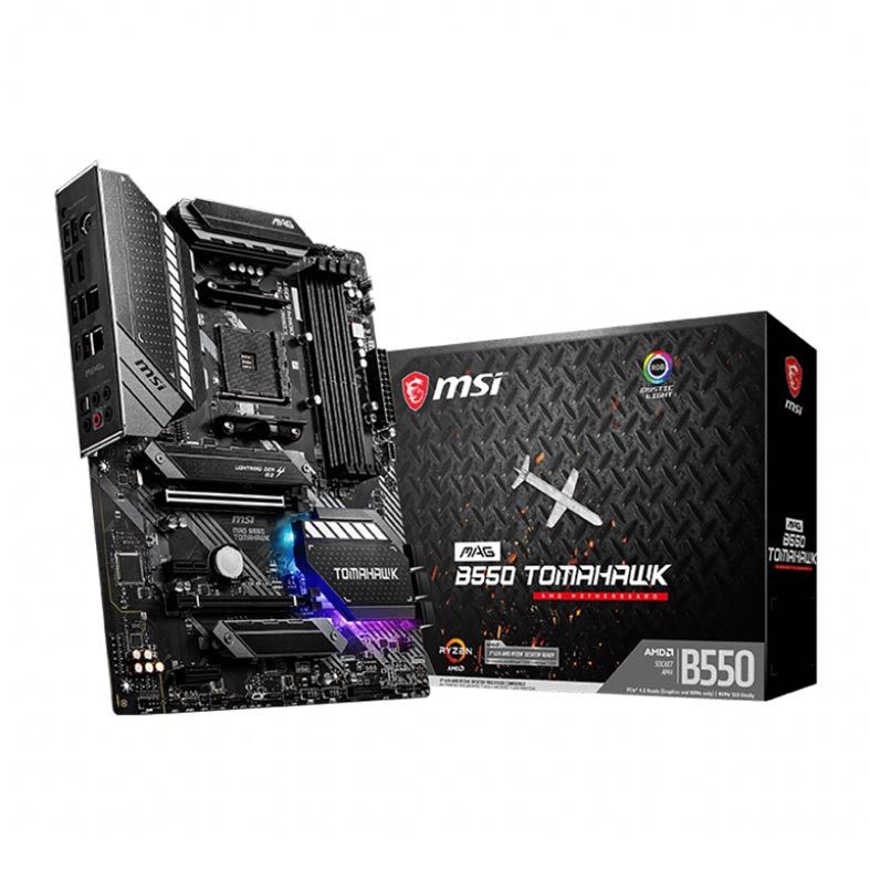 Placa Mae MSI MAG B550 Tomahawk, DDR4, Socket AM4, ATX, Chipset AMD B550, MAG B550 TOMAHAWK