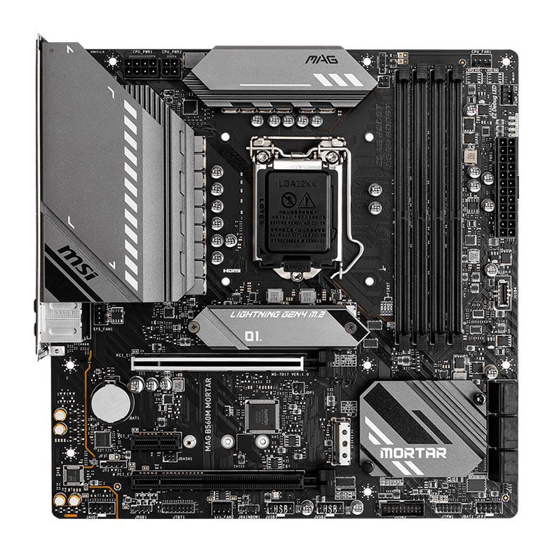 Placa Mae MSI MAG B560M MORTAR, DDR4, Socket LGA 1200, M-ATX, Chipset Intel B560, MAG-B560M-MORTAR