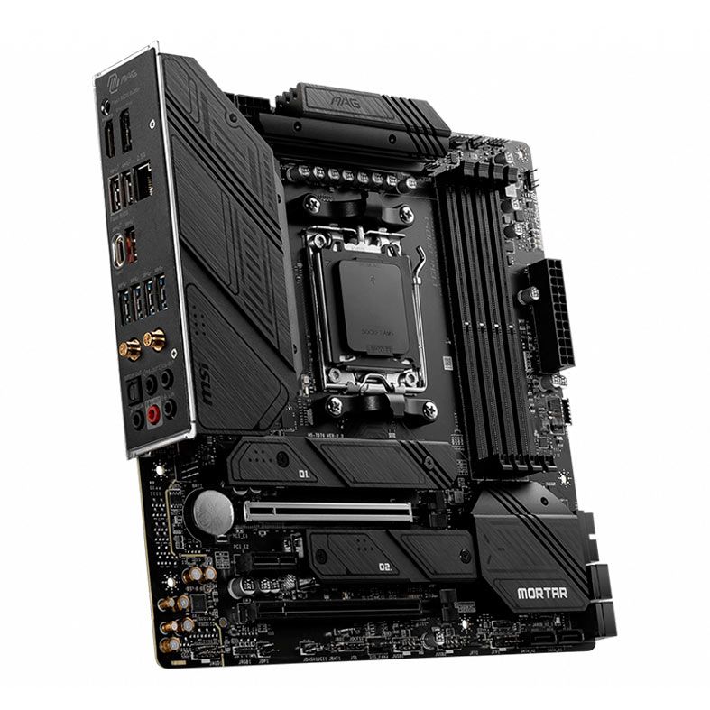 Placa Mae MSI Mag B650M Mortar Wifi, DDR5, Socket AM5, Chipset AMD B650, MAG-B650M-MORTAR-WIFI