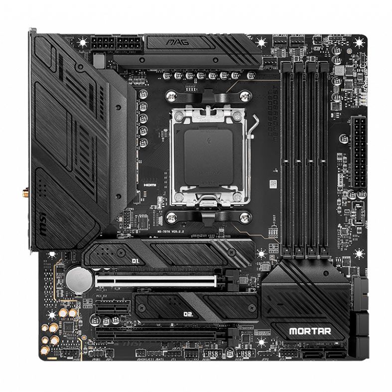 Placa Mae MSI Mag B650M Mortar Wifi, DDR5, Socket AM5, Chipset AMD B650, MAG-B650M-MORTAR-WIFI