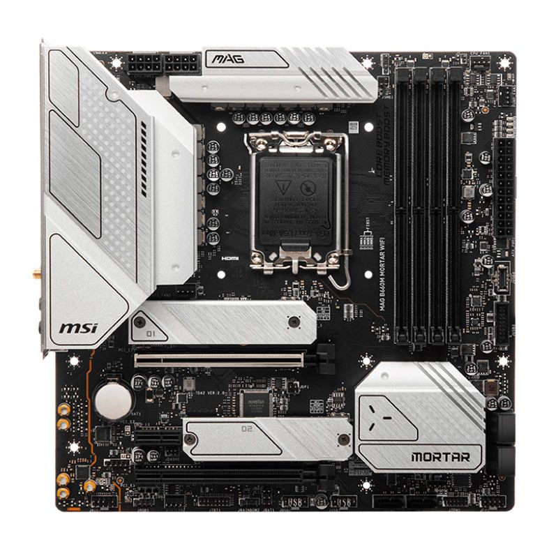 Placa Mae Msi MAG B660M MORTAR WIFI, DDR5, Socket LGA1700, M-ATX, Chipset Intel B660, MAG B660M MORTAR WIFI