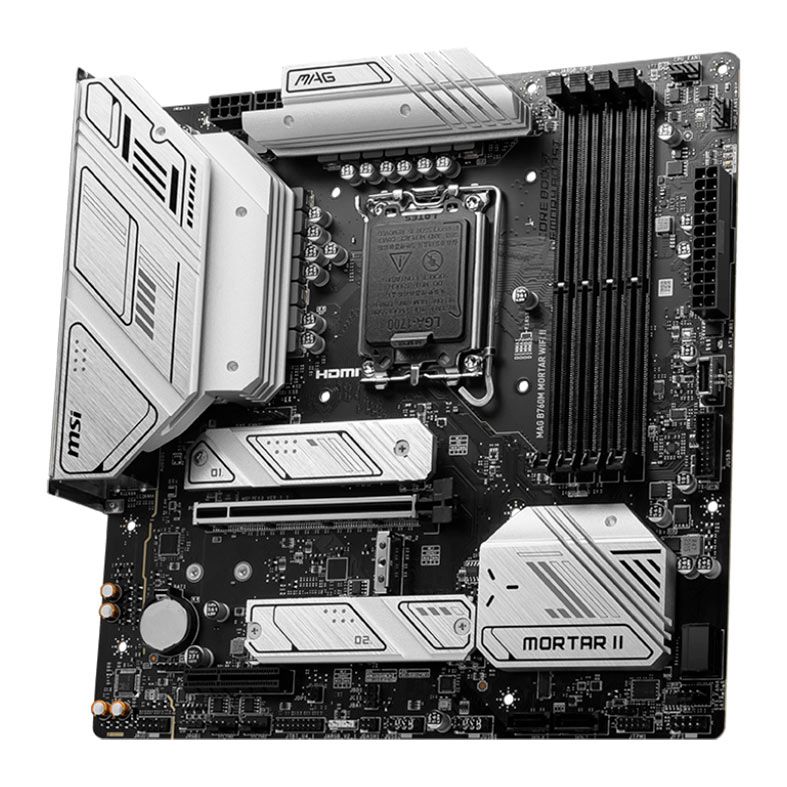 Placa Mae MSI MAG B760M Mortar Wifi II, DDR5, LGA 1700, M-ATX, Chipset Intel B760, MAG-B760M-MORTAR-WIFI-II