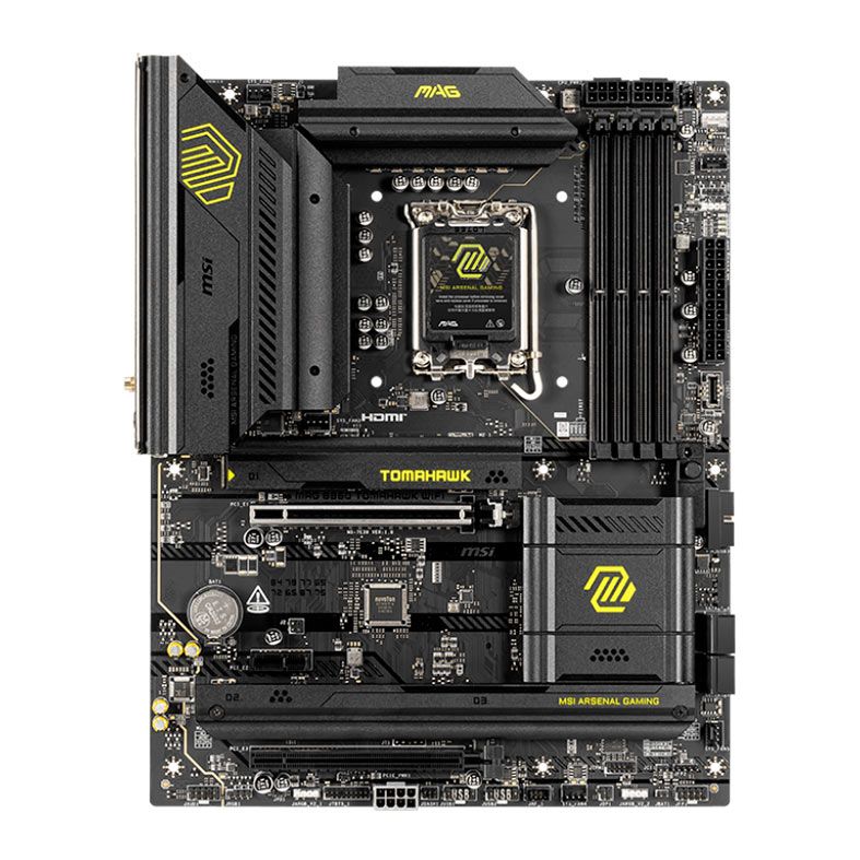 Placa Mae MSI MAG B860 Tomahawk WiFi, DDR5, LGA1851, ATX, Chipset Intel B860, MAG-B860-TOMAHAWK-WIFI