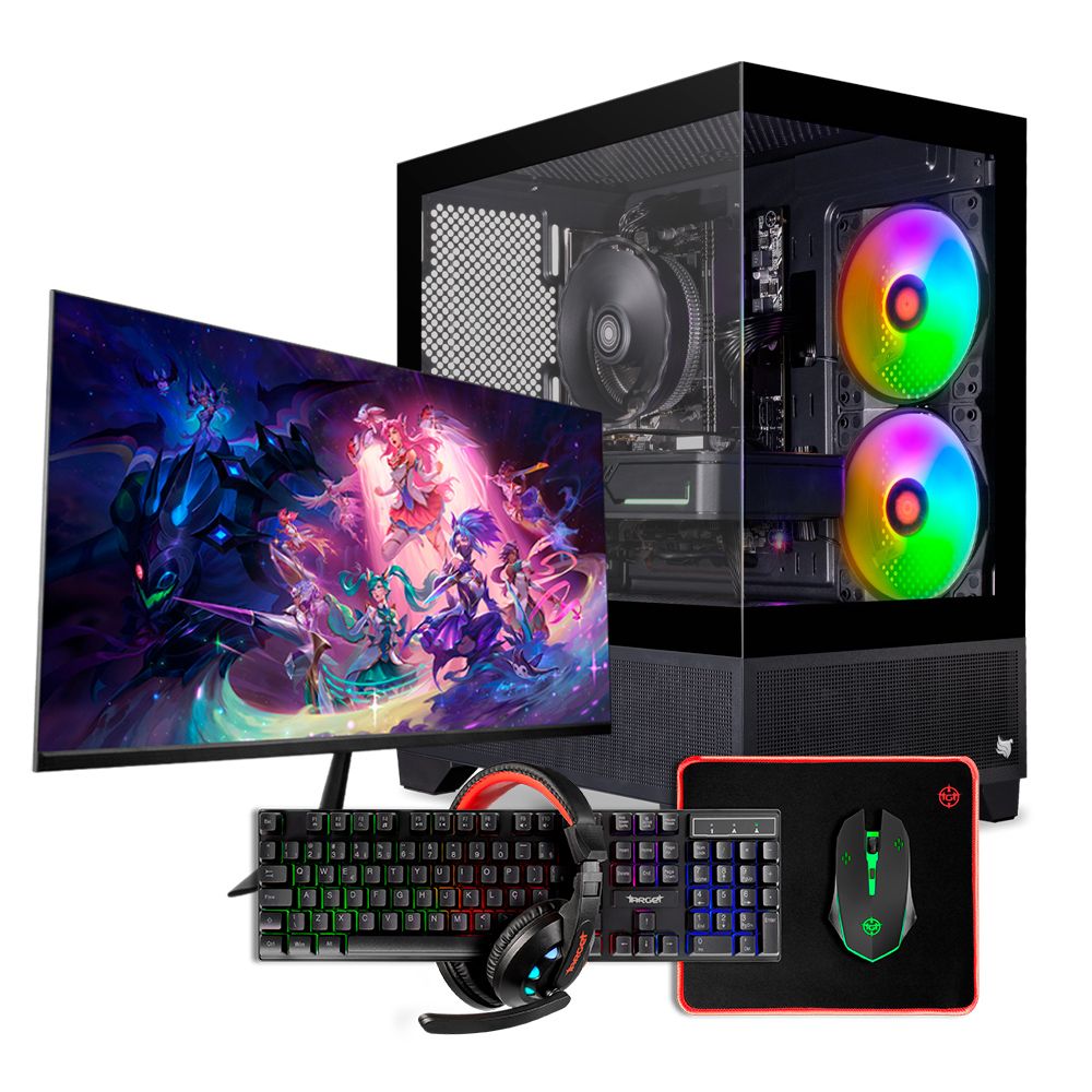 PC Gamer Mancer GM-022, Intel Core i7, Radeon RX 580 8GB, 16GB DDR3, SSD 480GB + Monitor + Kit Periféricos