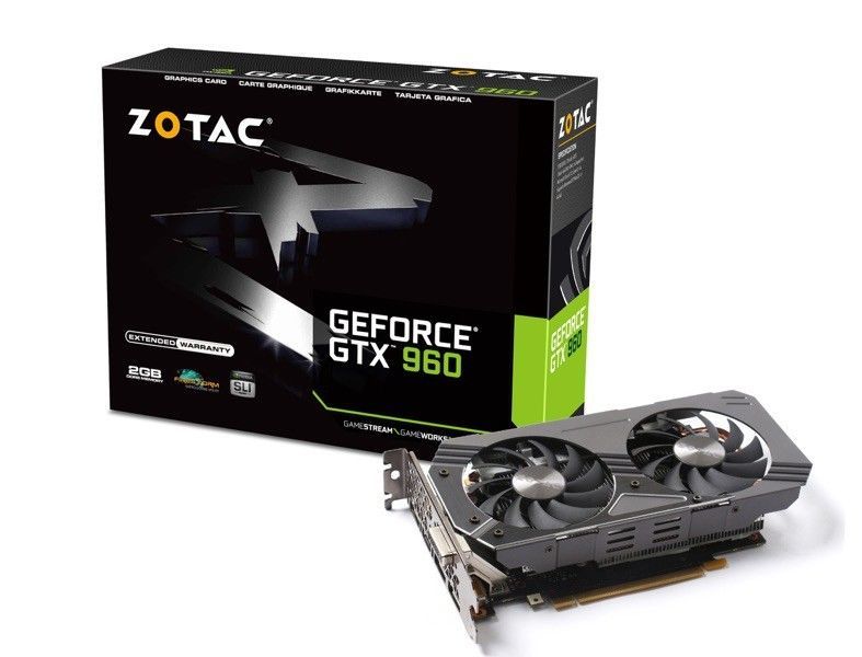 Placa de Video Zotac GeForce GTX 960 2GB GDDR5 128-bit, ZT-90301-10M