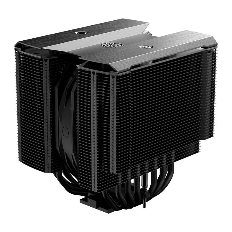 Cooler Para Processador Cooler Master MasterAir MA824 Stealth, 120mm, Preto, MAM-D8PN-318PK-R1