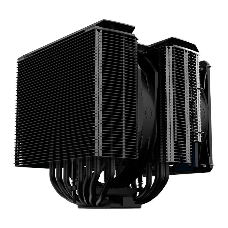 Cooler Para Processador Cooler Master MasterAir MA824 Stealth, 120mm, Preto, MAM-D8PN-318PK-R1