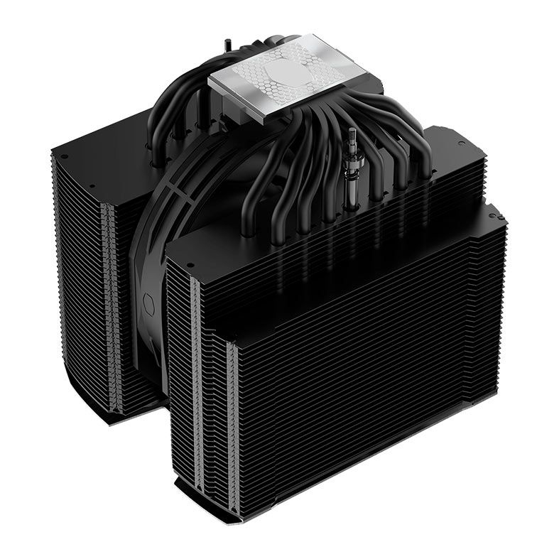 Cooler Para Processador Cooler Master MasterAir MA824 Stealth, 120mm, Preto, MAM-D8PN-318PK-R1