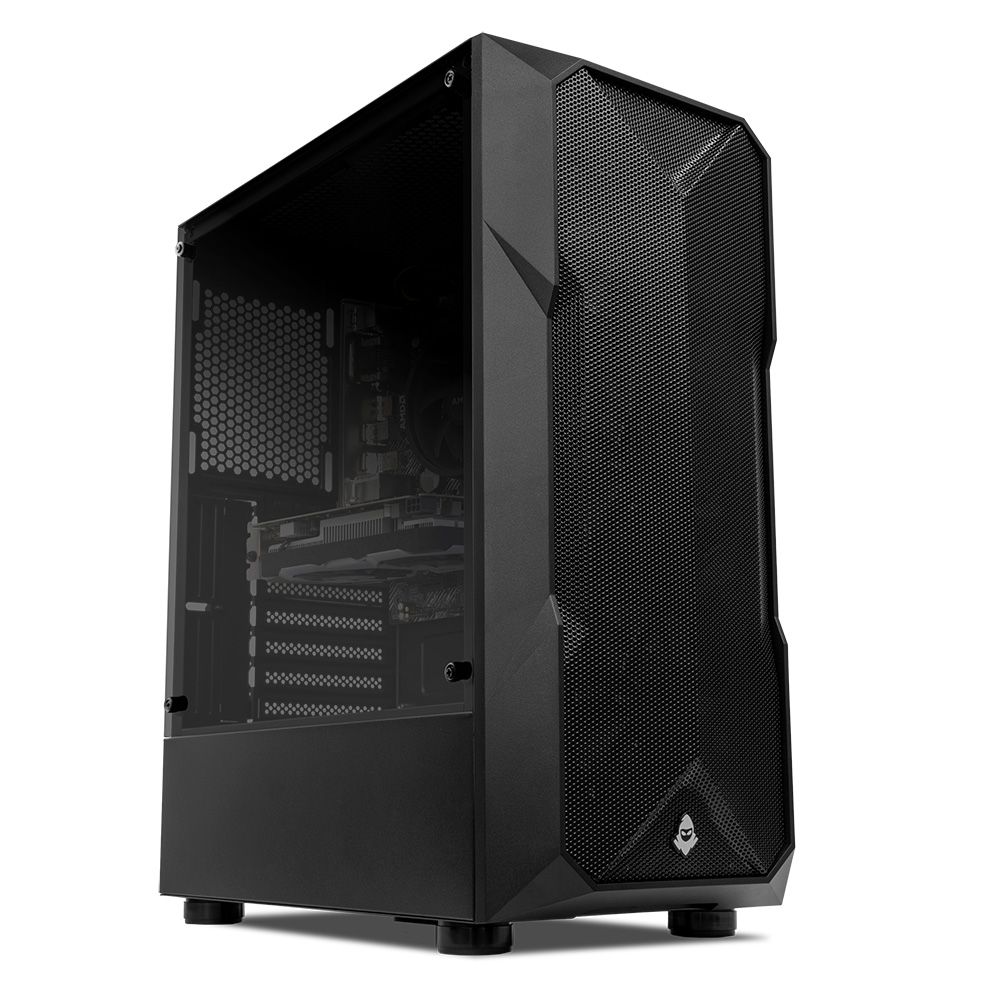 Computador Mancer Gamer Notus, AMD Ryzen 5 3600, GeForce GTX 1650 4GB, 8GB DDR4, SSD 240GB 